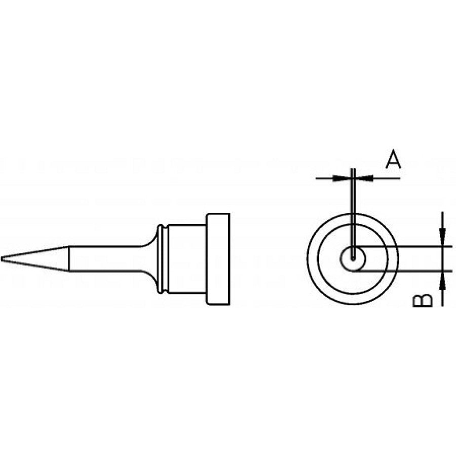 LT1SA - Round tip slim - Ø 0.5 mm / 15.0 mm (GW-LT1SA) LT1SA - Round tip slim - Ø 0.5 mm / 15.0 mm (GW-LT1SA)